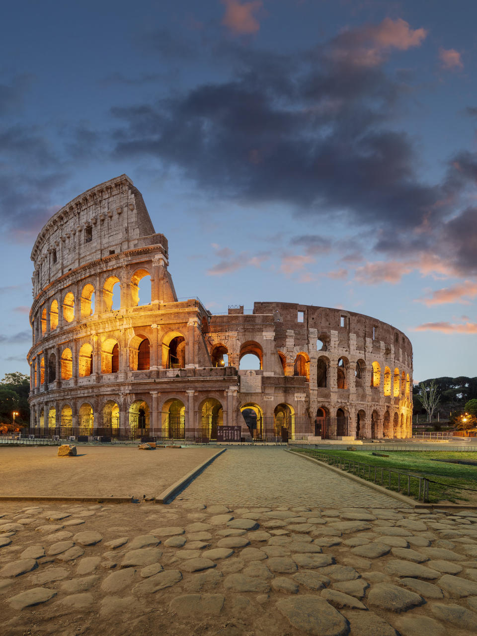 The Colosseum in Rome.