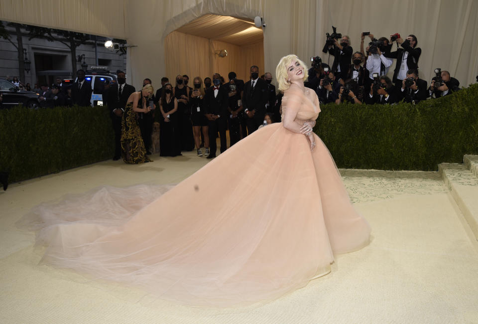 Billie Eilish attends The Metropolitan Museum of Art’s Costume Institute Gala in New York. - Credit: Invision