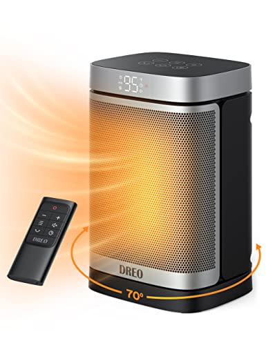 Dreo Space Heater Indoor, 1500W Portable Heaters for Indoor use with Remote, PTC Ceramic Electr…