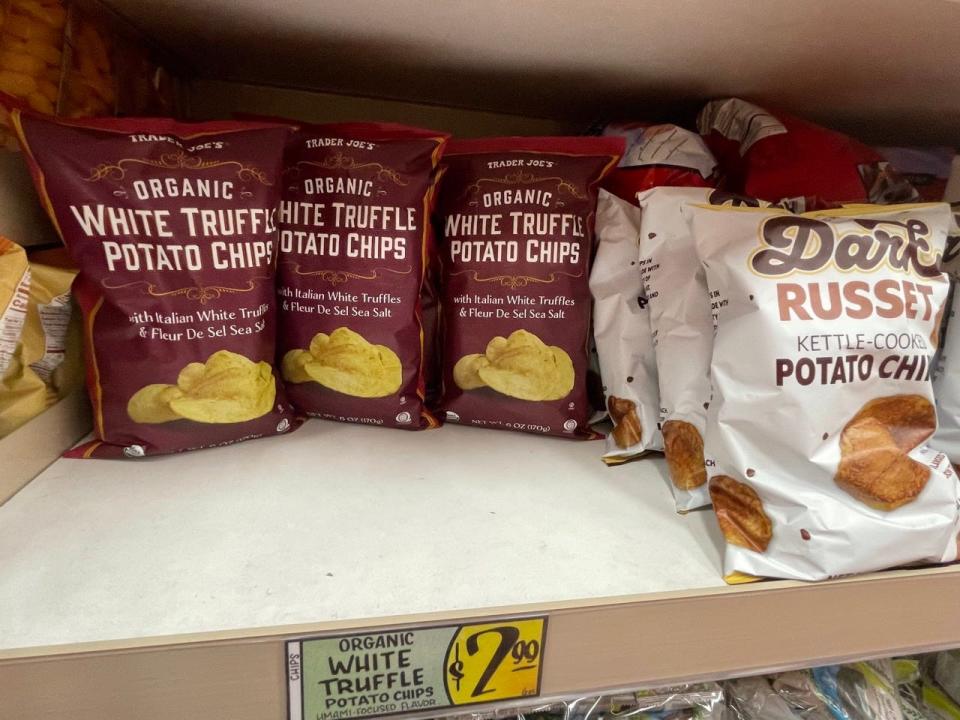 Trader Joe's white truffle potato chips