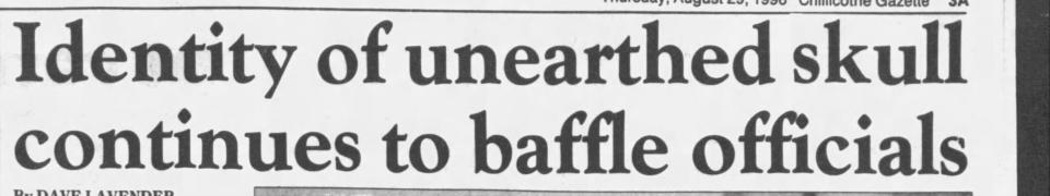 A clipping from the Aug. 29, 1996 edition of the Chillicothe Gazette.