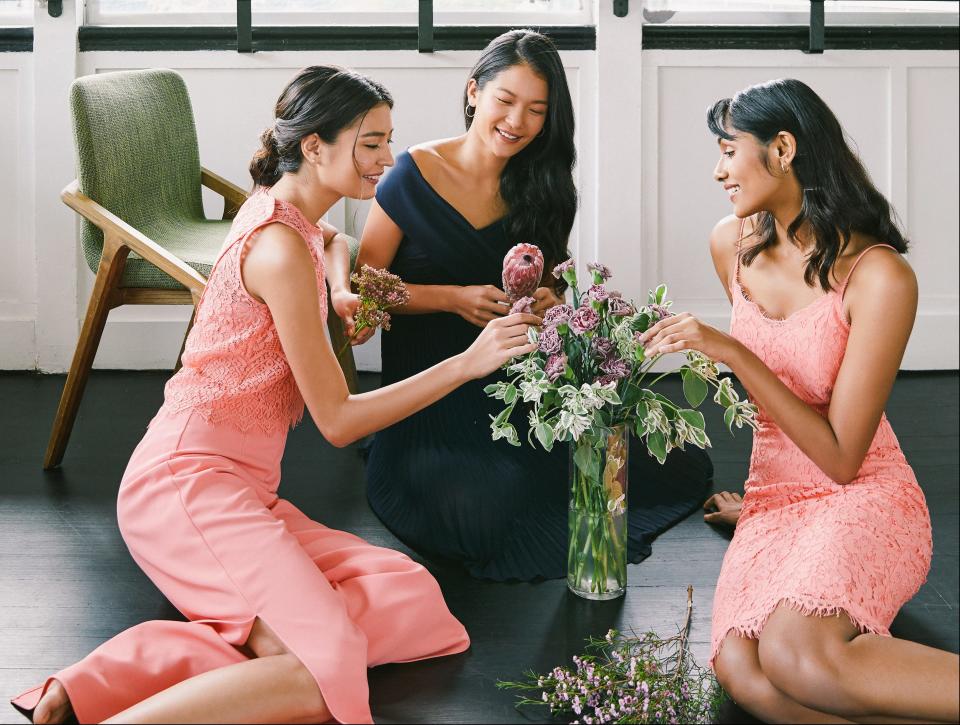 The company has several offshoot lines, including bridesmaid (pictured), maternity and kids. - Credit: Courtesy