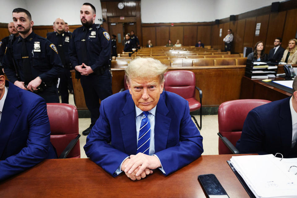 Donald Trump attends jury selection (Curtis Means/Getty Images pool)