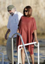 <p>De Niro and his very stylish wife, Grace Hightower, are regulars at the Hotel du Cap-Eden-Roc. (Photo: BackGrid) </p>