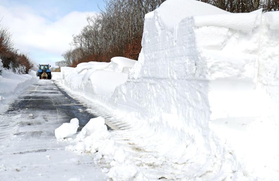 Britain was hit by the ‘Beast from the East’ earlier this year, which led to large snowfall in Devon among other places (PA)