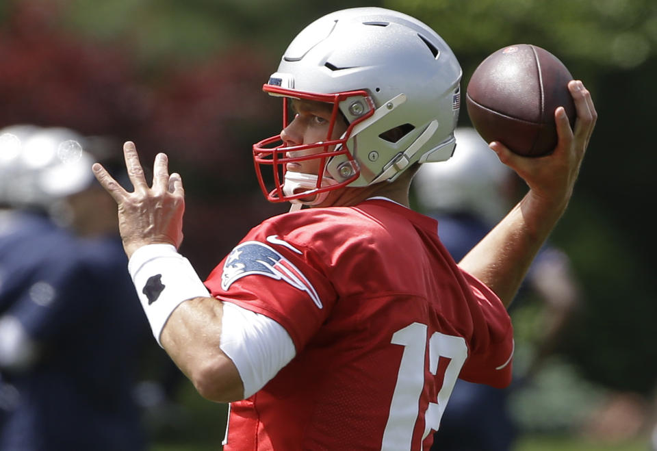 New England Patriots quarterback Tom Brady is looking for another Super Bowl ring. (AP)