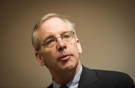 File photo of William Dudley, President of the New York Federal Reserve Bank, at Brooklyn College in the Brooklyn borough of New York, March 7, 2014. REUTERS/Keith Bedford