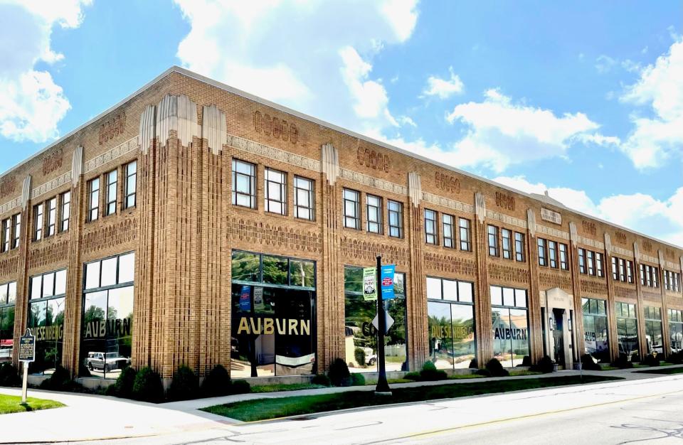 Now the Auburn Cord Duesenberg Automobile Museum, this art deco beauty was once the headquarters of the Auburn Automobile Company