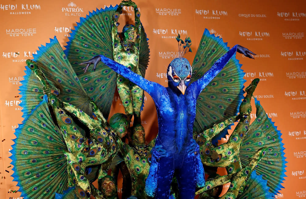 Heidi Klum's Halloween costume took six hours to complete credit:Bang Showbiz