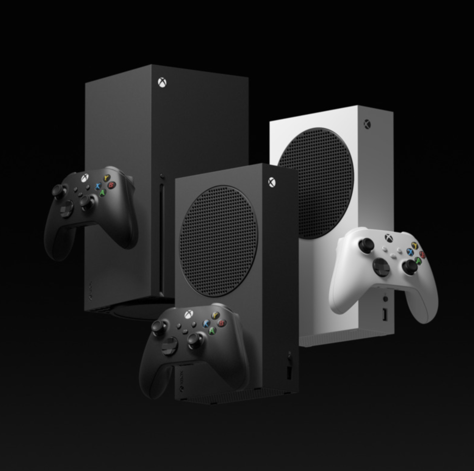 An image of the Xbox Series S – 1TB in Carbon Black, provided by Xbox.