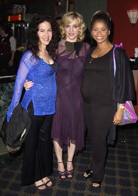 Donna De Lory , Madonna and Niki Harris at a Los Angeles screening of Screen Gems' Swept Away