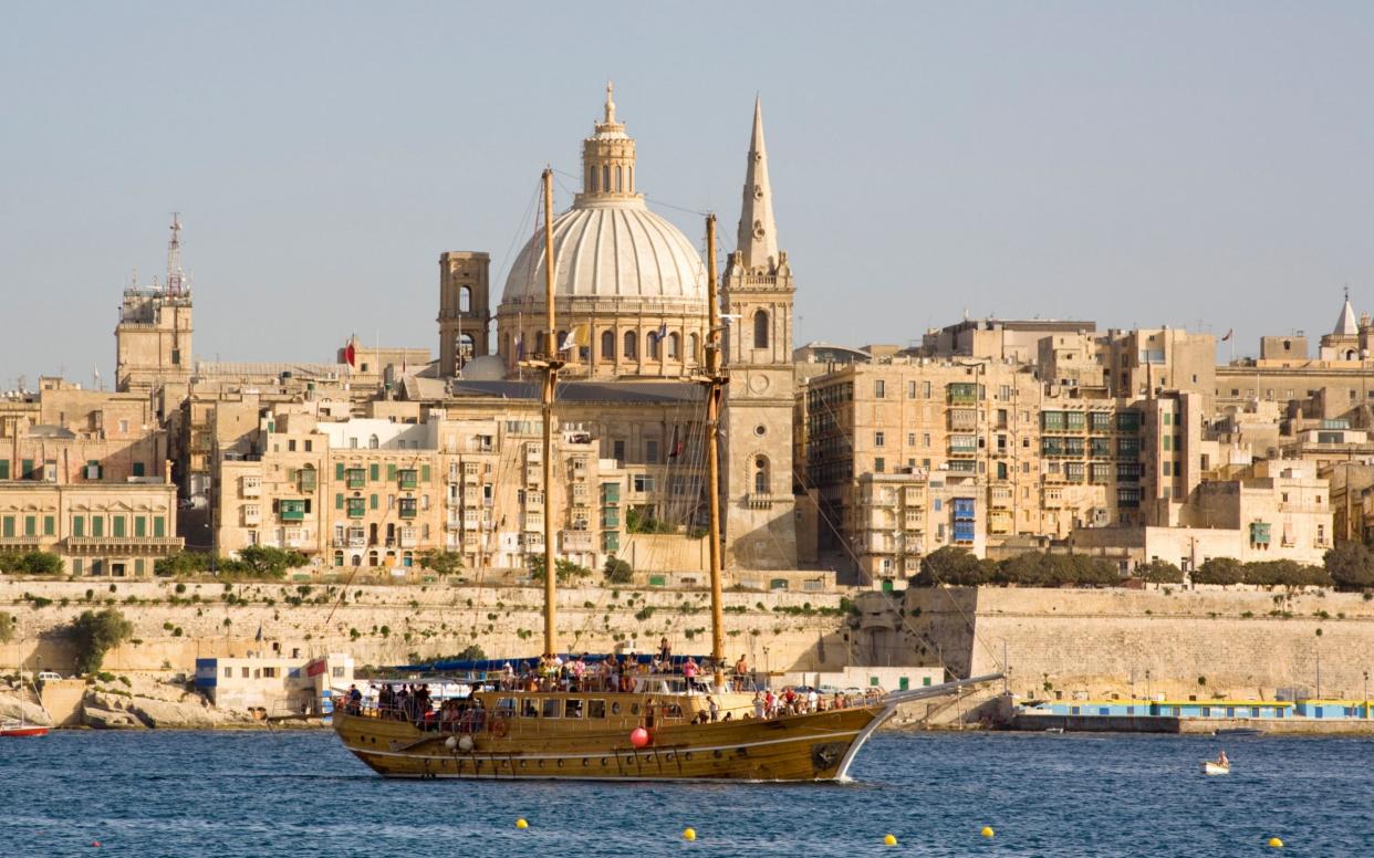 The cathedral is one of the most well-known buildings in Malta - www.Alamy.com