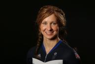 Britain Cycling - Team GB - Rio 2016 Cycling Team Media Session - Celtic Manor, Wales - 25/7/16 Joanna Rowsell Shand of Team GB poses for a photo Action Images via Reuters / Matthew Childs