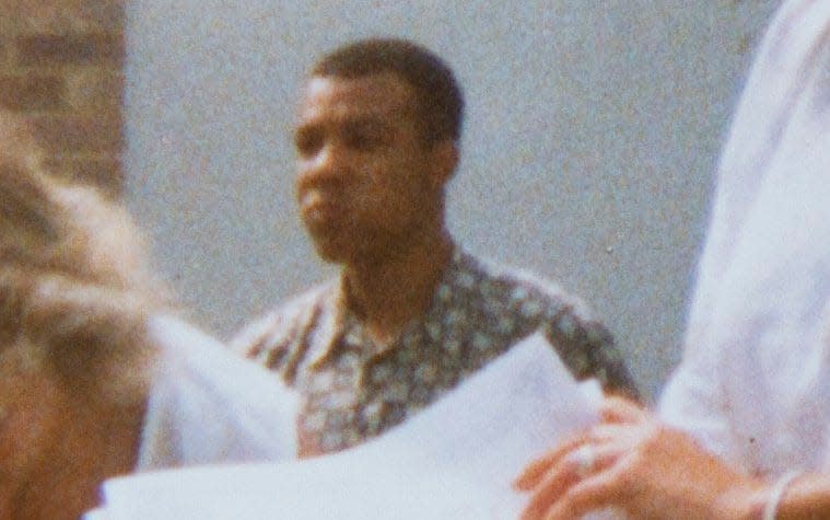 Adrian Ajao, who later called himself Khalid Masood, at a local village event pre-2003 - JULIAN SIMMONDS
