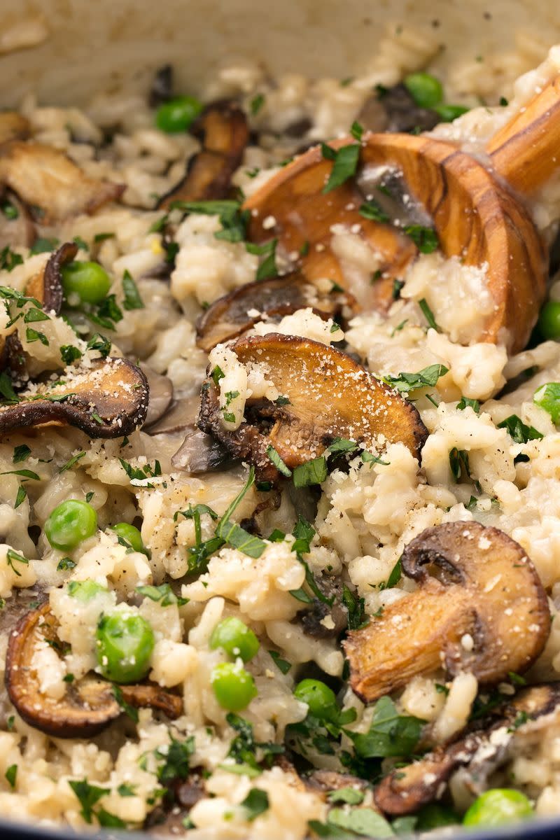 <p>It doesn't get any better than this...</p><p>Get the <a href="https://www.delish.com/uk/cooking/recipes/a30053089/easy-mushroom-risotto-recipe/" rel="nofollow noopener" target="_blank" data-ylk="slk:Mushroom Risotto;elm:context_link;itc:0;sec:content-canvas" class="link ">Mushroom Risotto</a> recipe.</p>