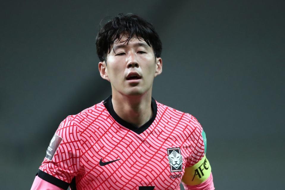 Heung-min Son played in South Korea’s goalless draw with Iraq in Seoul (Getty Images)