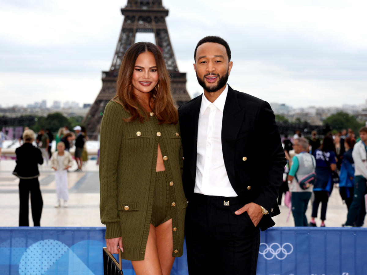 Chrissy Teigen’s Family Wins the Gold Medal in Fashion in New Pictures at the Paris Olympics