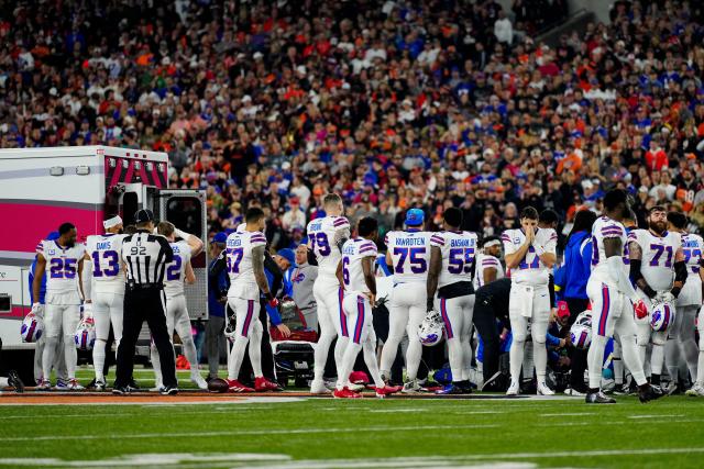 NFL suspends Monday Night Football after Buffalo Bills safety collapses,  team unsure if he's alive