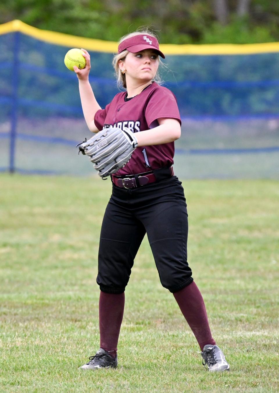 Cape Tech softball centerfielder Mikaela Venuti