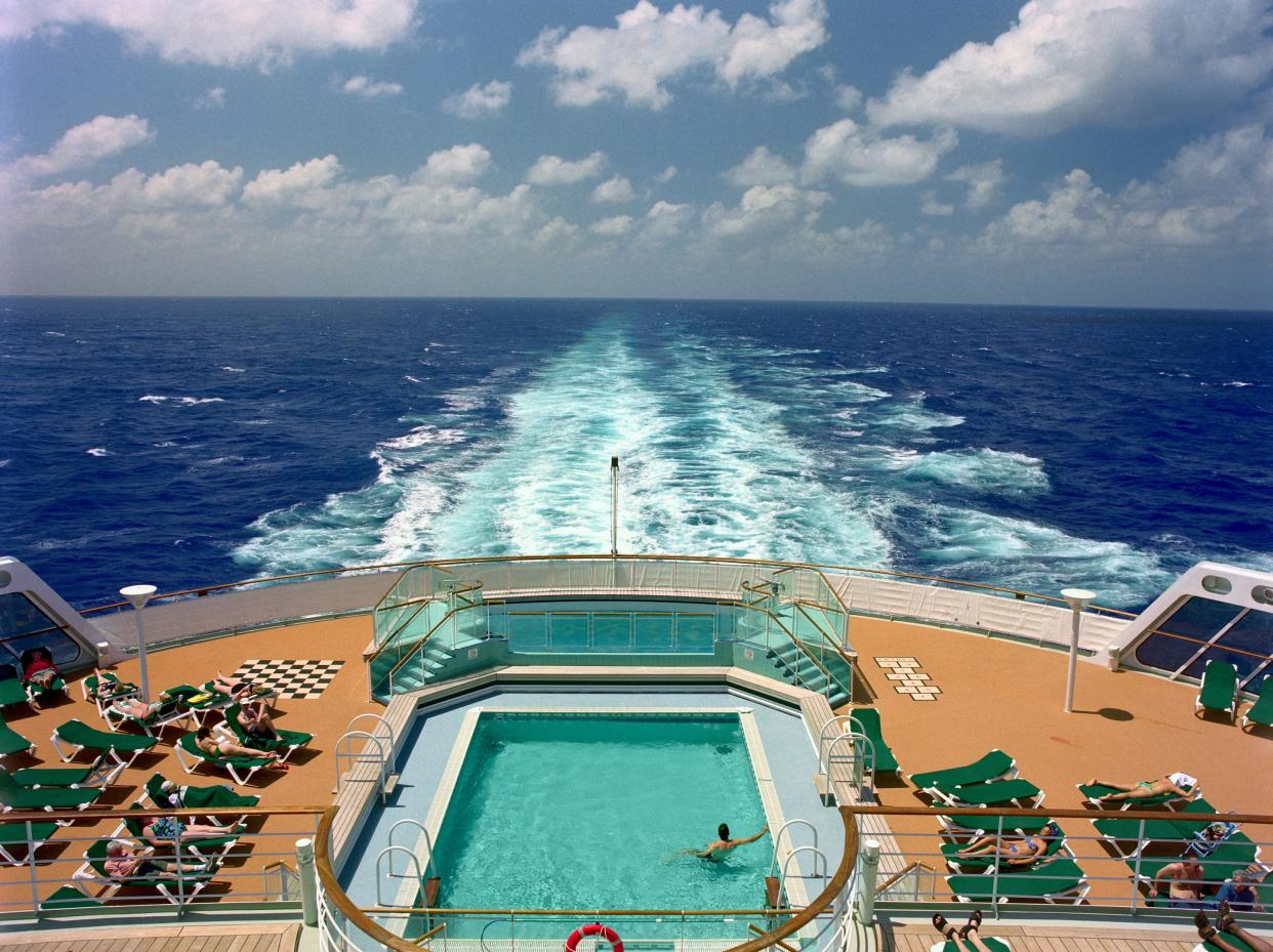 Deck of a cruise ship - Getty