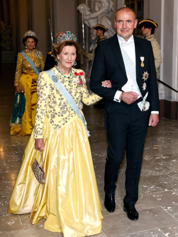 Banquete de gala por el Jubileo de Oro del rey Carlos Gustavo