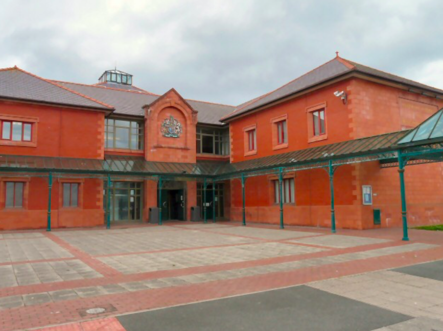 Waterhouse appeared at Llandudno Magistrates Court over the tent terror (Geograph)