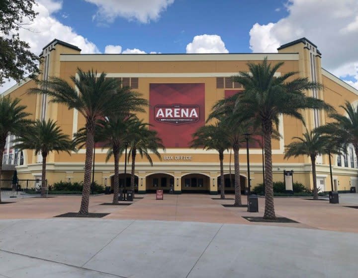 The Wide World of Sports arena where NBA games will be played.