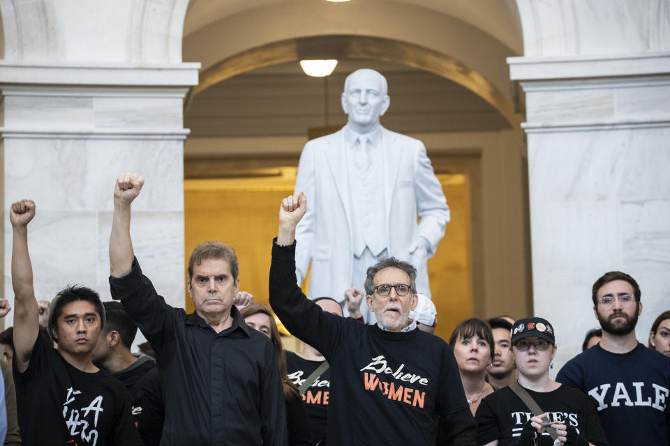 Anti-Kavanaugh protesters