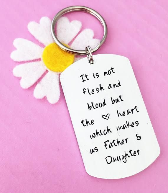 Stepdad Keychain