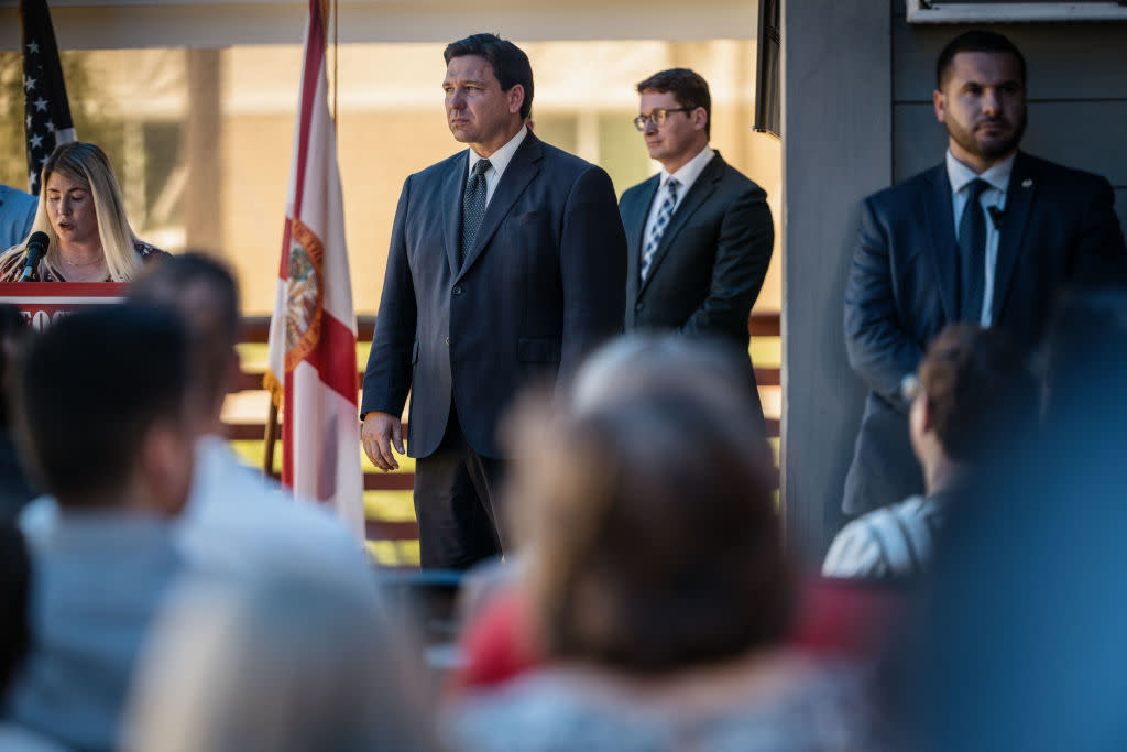 Florida Gov. Ron DeSantis in Bradenton