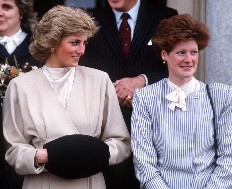 Princess Diana With Her Older Sister Lady Sarah McCorquodale. Photo by Tim Graham/Getty Images)