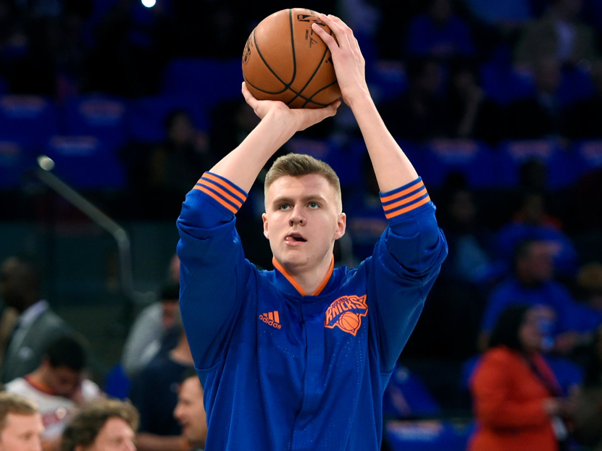 New York Knicks rookie Kristaps Porzingis fourth in jersey sales