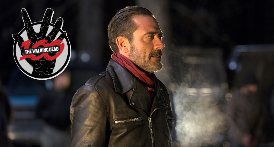 Jeffrey Dean Morgan as Negan in AMC&#39;s The Walking Dead.