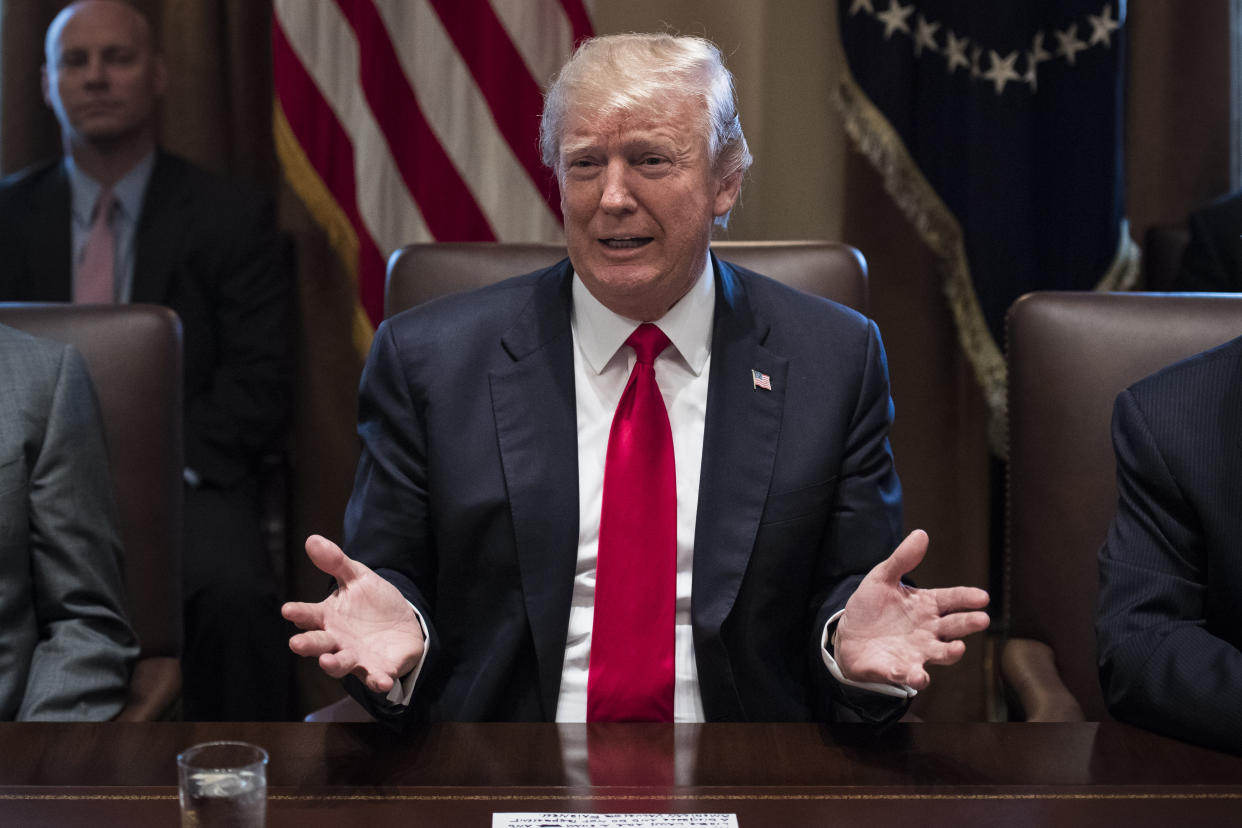 President Donald Trump sent mixed signals on Thursday about a reauthorization of the Foreign Intelligence Surveillance Act. (Photo: The Washington Post/Getty Images)