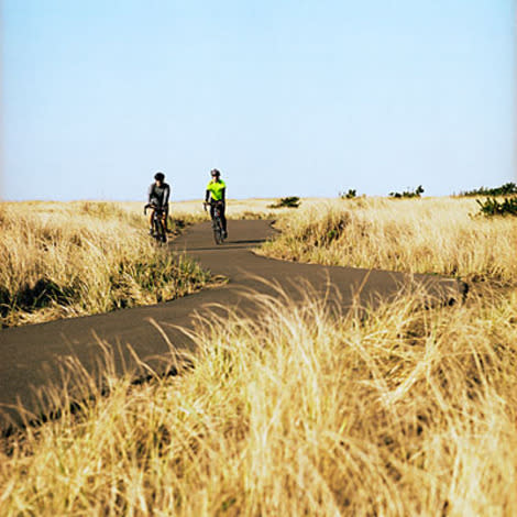 Beachside biking