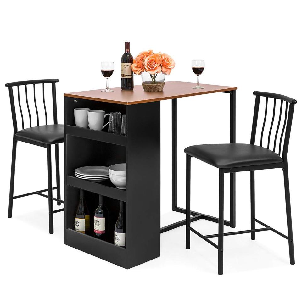 8) Counter Height Dining Table Set with Storage