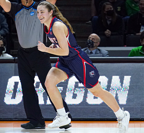 Belmont's Jamilyn Kinney was hired as the girls basketball coach at The New School in Fayetteville, Arkansas before she graduated.