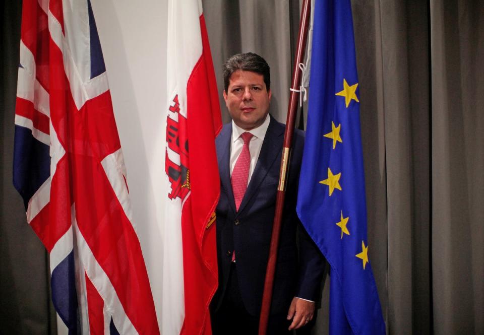 Fabian Picardo presides over the region that delivered the highest ‘Remain’ vote – 96 per cent – in the EU referendum (Reuters)