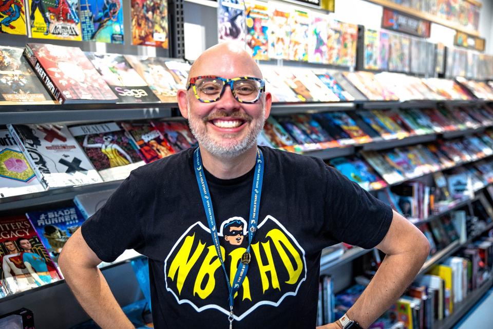 Neighborhood Comics' Owner Lee Heidel on Free Comic Day 2022.