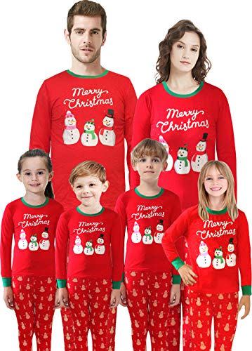 One Merry Yiayia Messy Bun Matching Family Christmas Pajamas Christmas Shirt