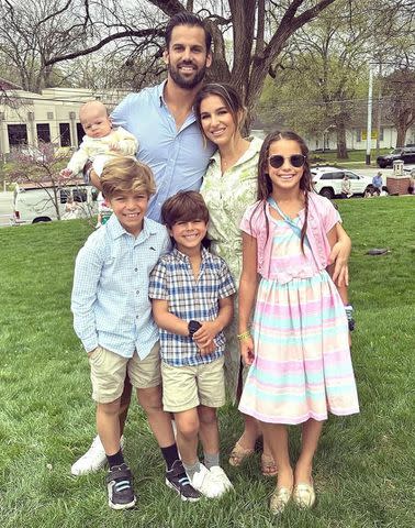 <p>Jessie James Decker/Instagram</p> Eric Decker and Jessie James Decker with their four children