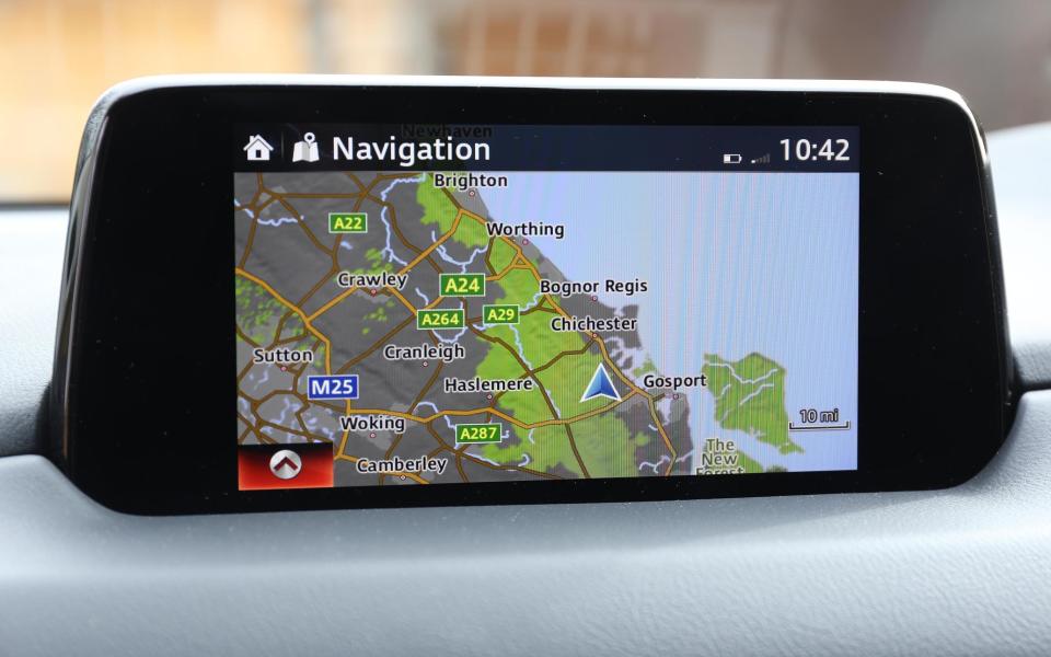 satnav in Mazda CX-5