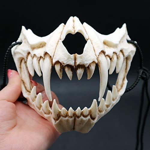 Half-Face Skull Mask