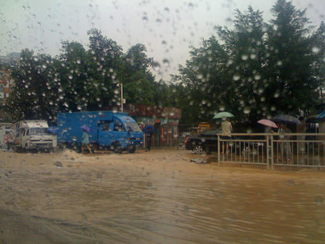 中國今年洪災頻傳，河南遭逢千年大雨後，山西也歷經有史以來最強洪水。（Photo on wikinews）