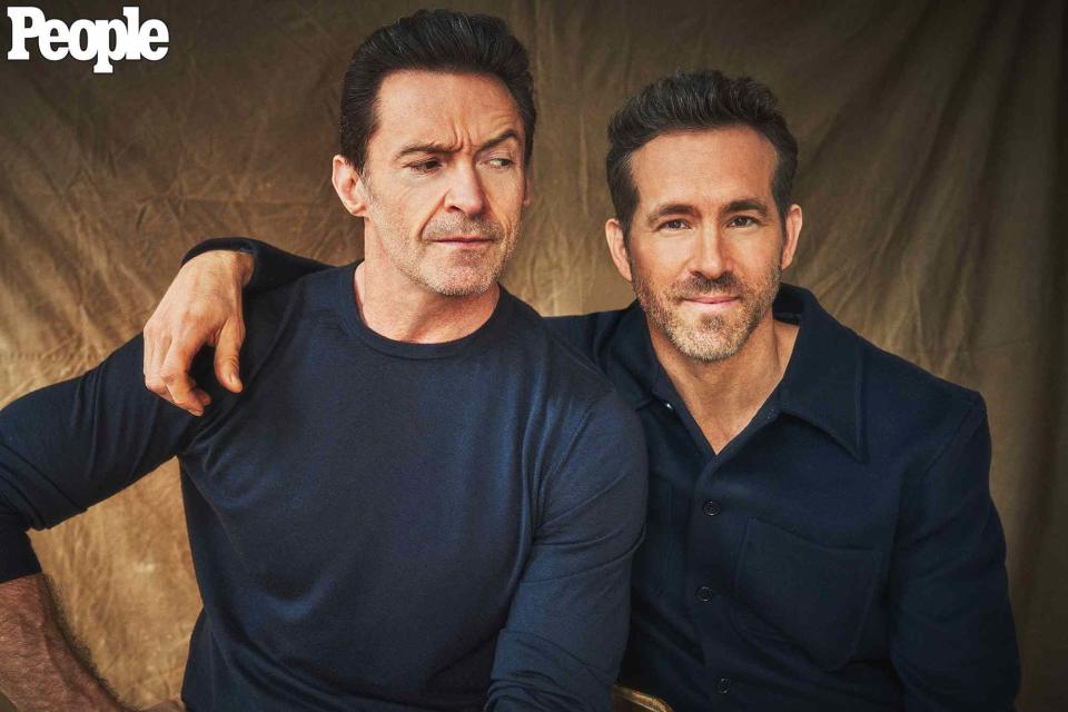 <p><a href="https://www.instagram.com/guyaroch/">Guy Aroch</a></p> Hugh Jackman and Ryan Reynolds