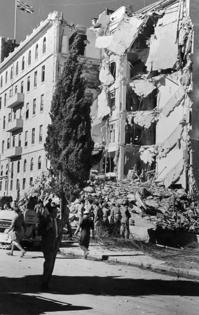 Atentado del hotel King David en Jesuralén.