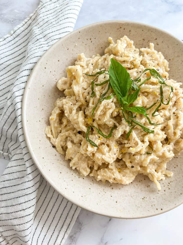 Finished White Pesto Pasta<p>Courtesy of Jessica Wrubel</p>