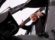 Prime Minister Boris Johnson during a visit to RAF Valley in Anglesey, North Wales. The Prime Minister is set to face further questions over a police investigation into partygate as No 10 braces for the submission of Sue Gray's report into possible lockdown breaches. Picture date: Thursday January 27, 2022.