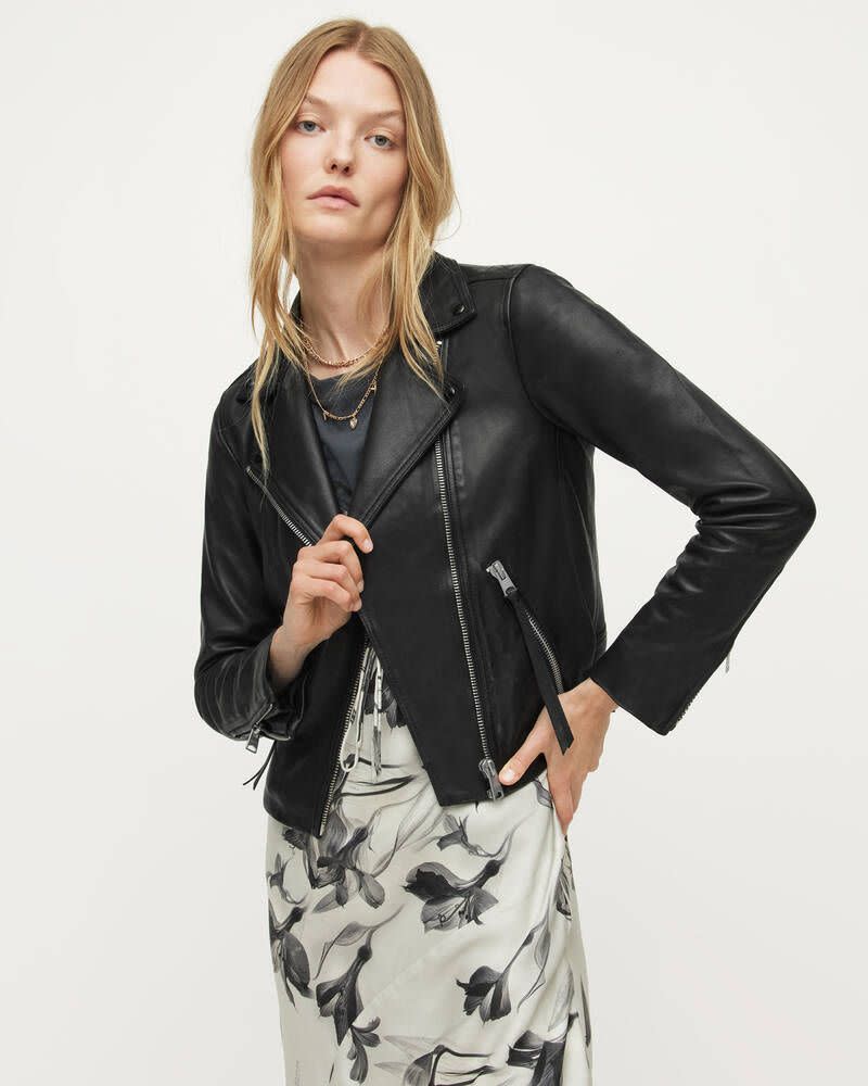 9) Dalby Leather Biker Jacket