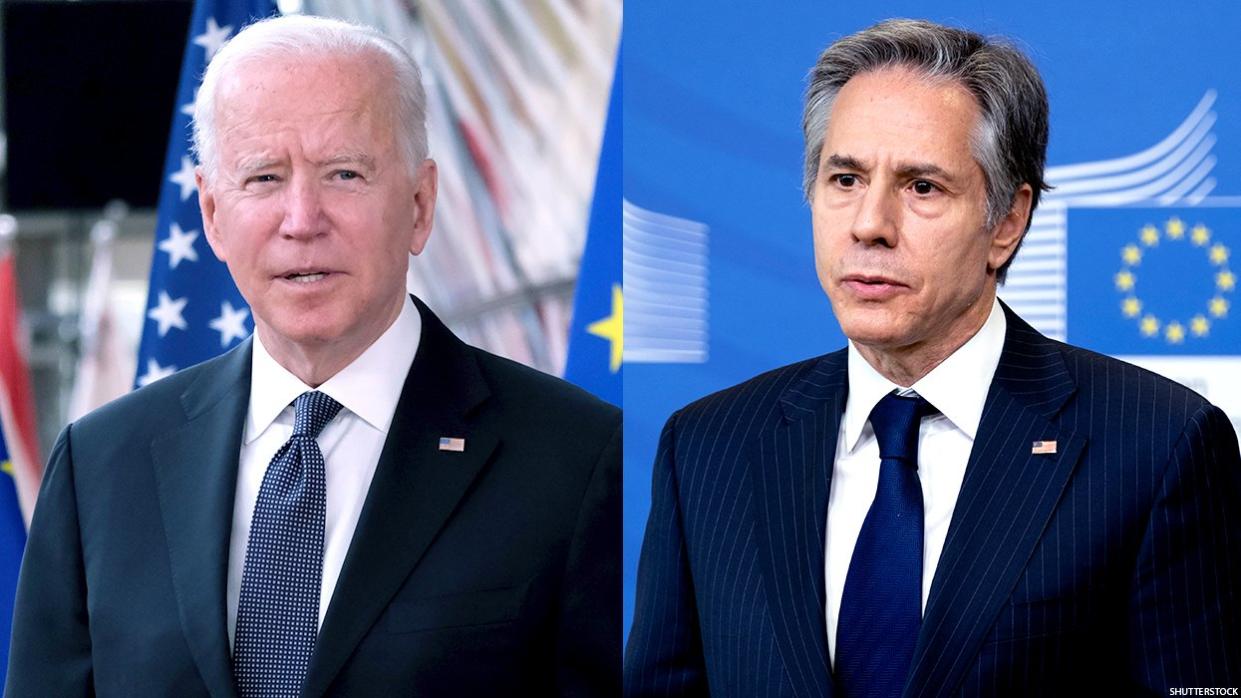 Joe Biden and Antony Blinken